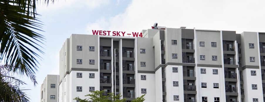 TIẾN ĐỘ XÂY DỰNG TÒA W4, WEST SKY – KHI NHỮNG NÉT CUỐI DẦN THÀNH HÌNH